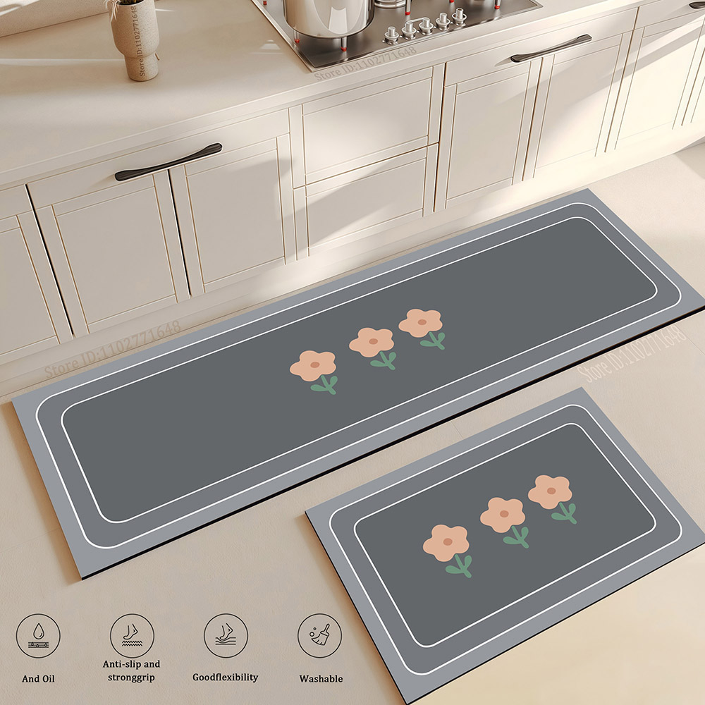 Flower Kitchen Mat Anti-Fatigu - Maranta Prayer Plant recension och pris