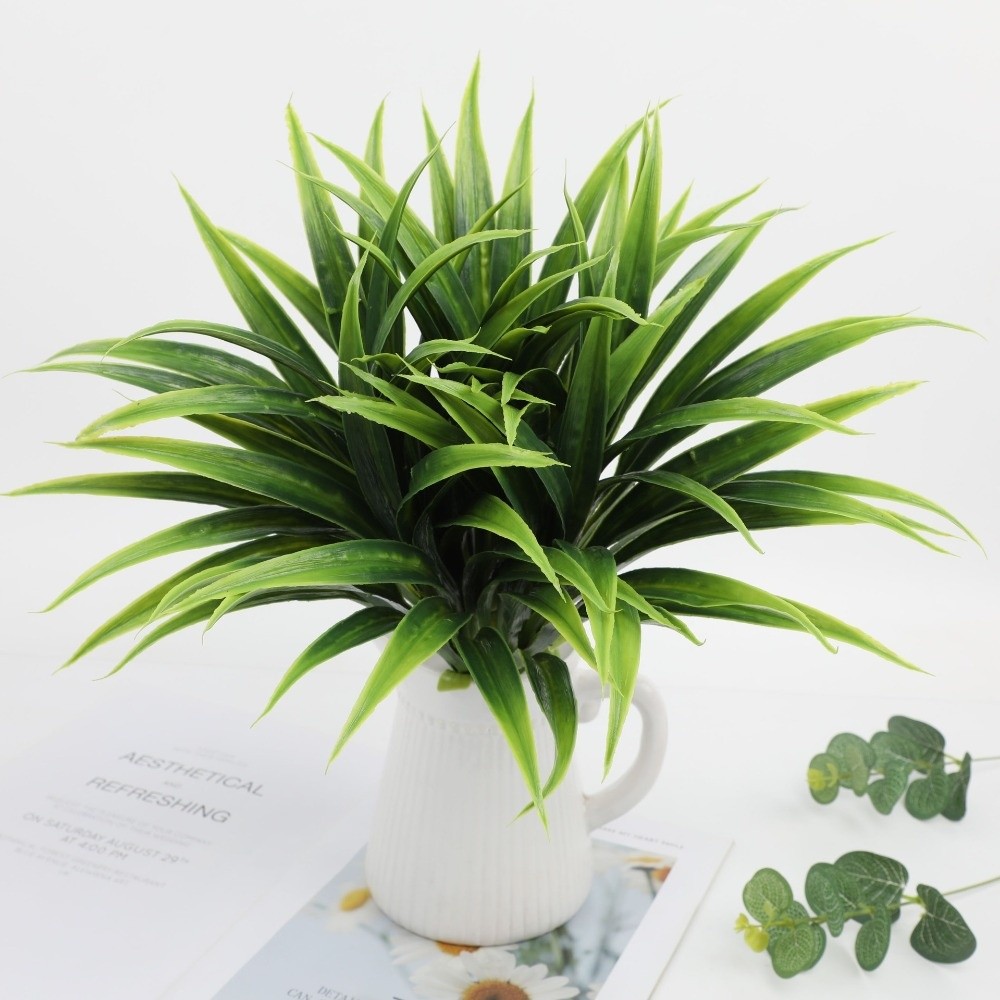 Realistic 42cm Artificial Orch - Spider Plant Hanging recension och pris