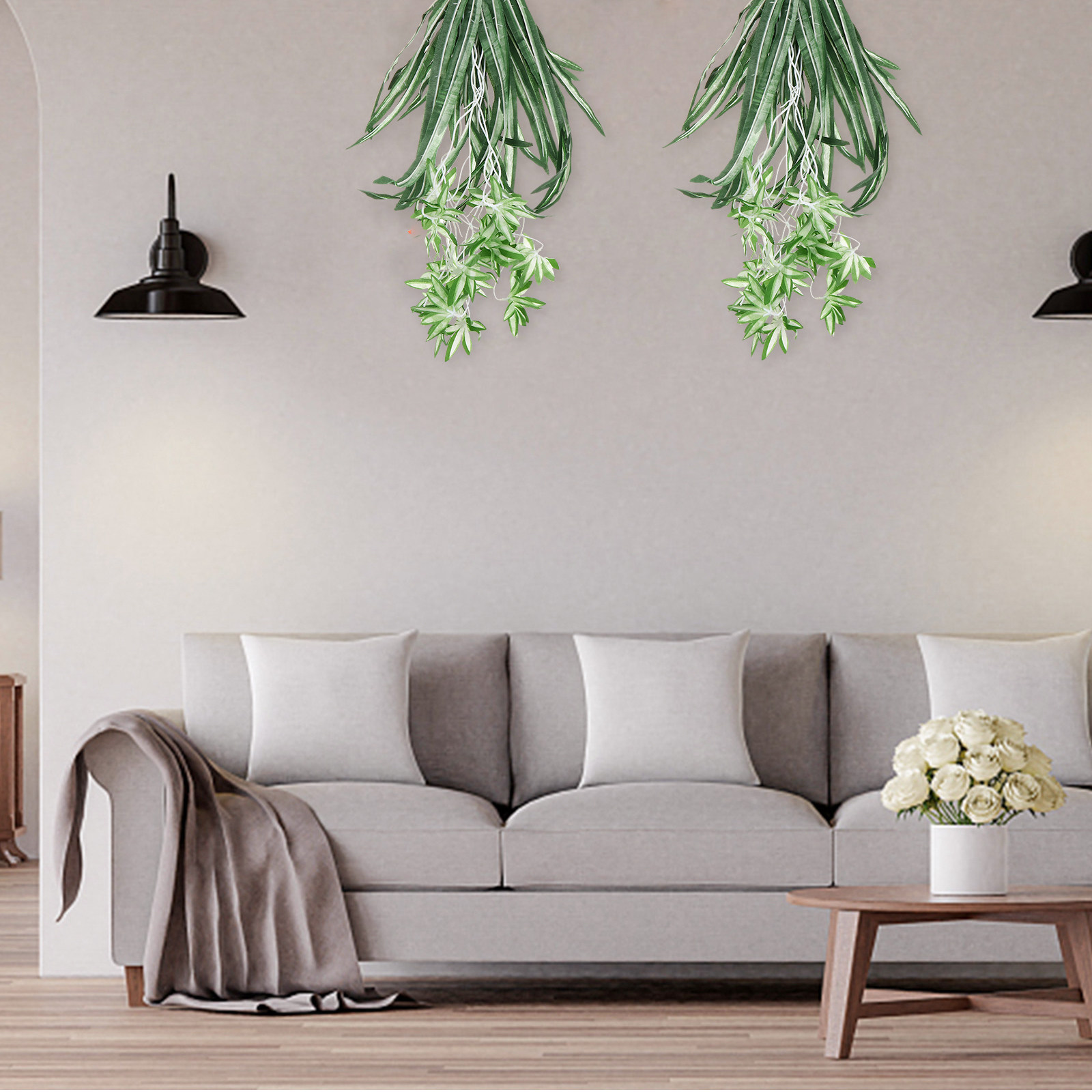 Artificial Spider Plant Realis - Spider Plant Hanging recension och pris
