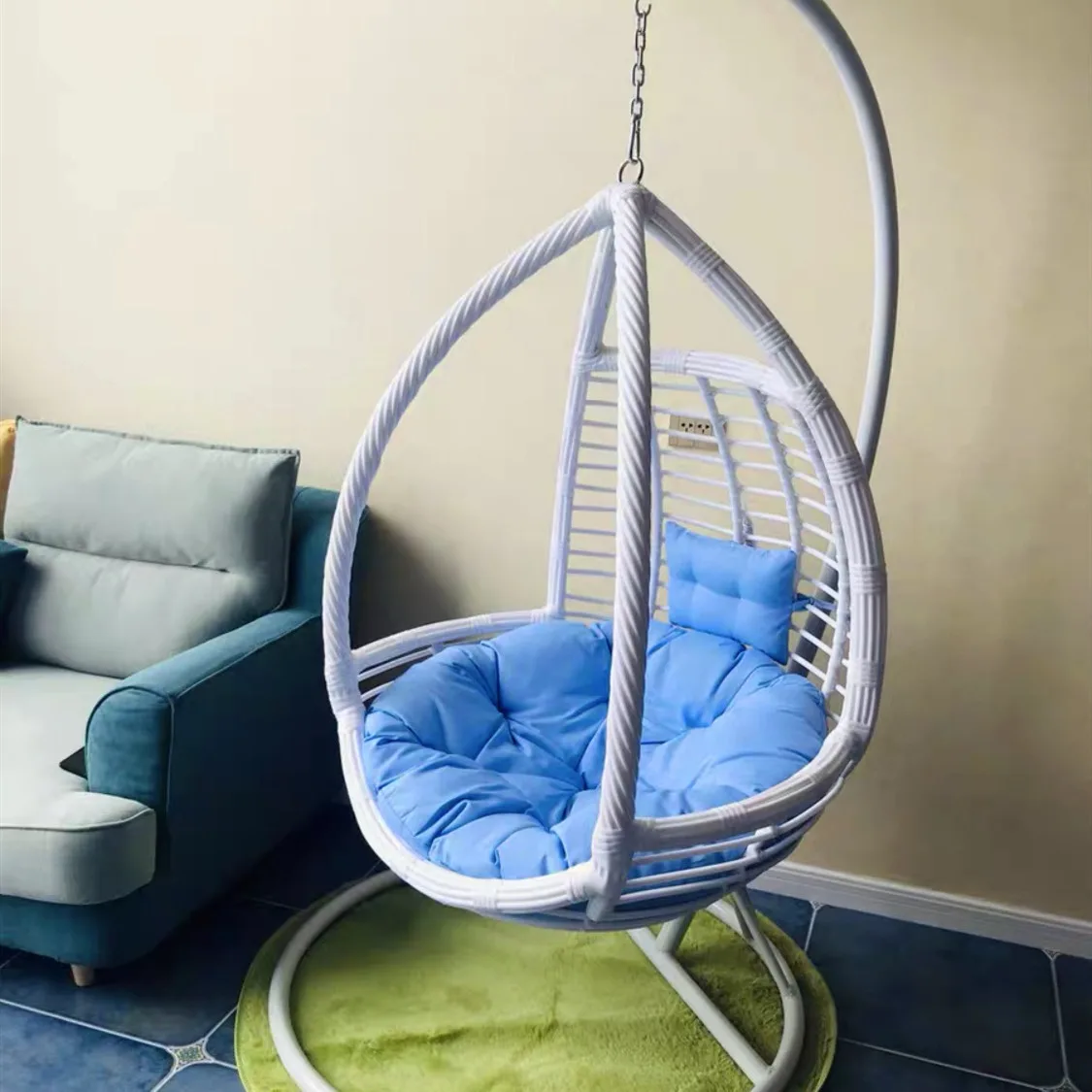 hanging basket rattan chair ho - Spider Plant Hanging recension och pris