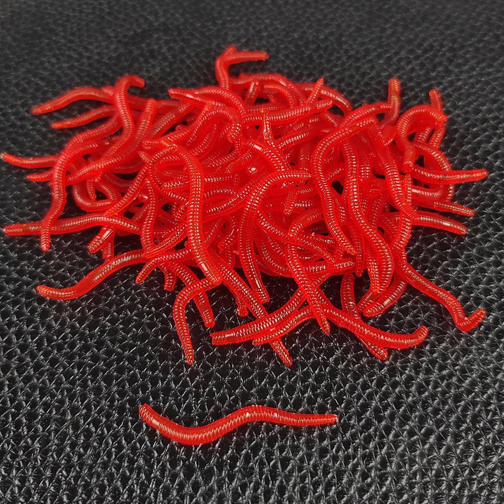 50/100PCS Soft Lure Bass Bream - Aglaonema Red recension och pris
